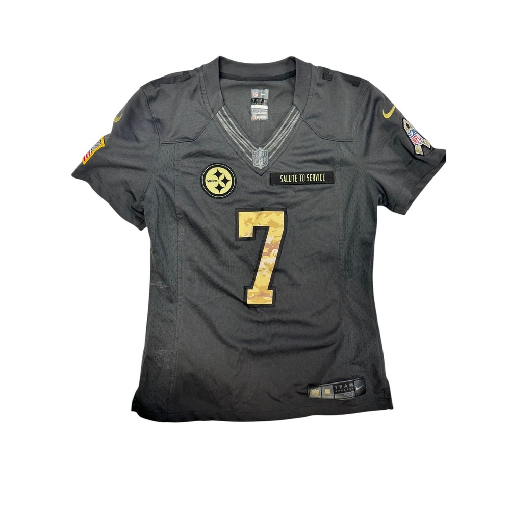 Nike Pittsburgh Steelers Ben Roethlisberger 7 Salute To Service Womens Jersey S